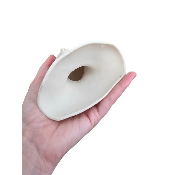 Vintage Hand Painted Bisque Doll Bust Head Man Founding Father Washington - Picture 5 of 5